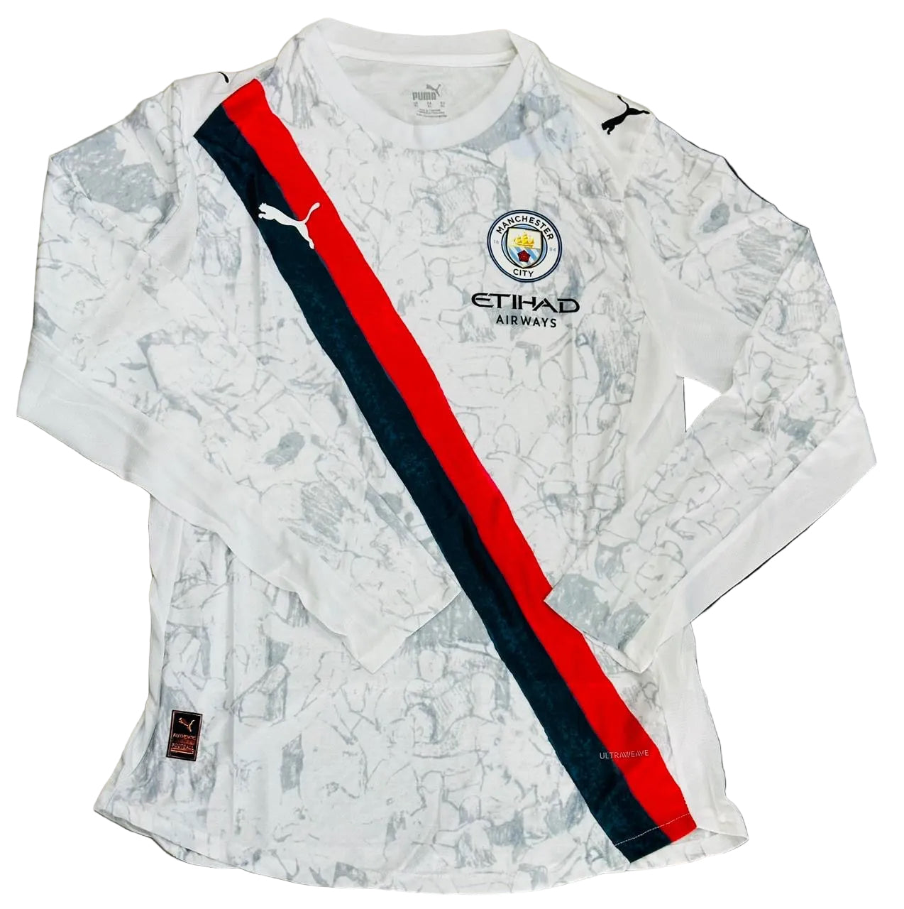 Manchester City Fan Support Short/Long Sleeve Replica Home Soccer Jersey
