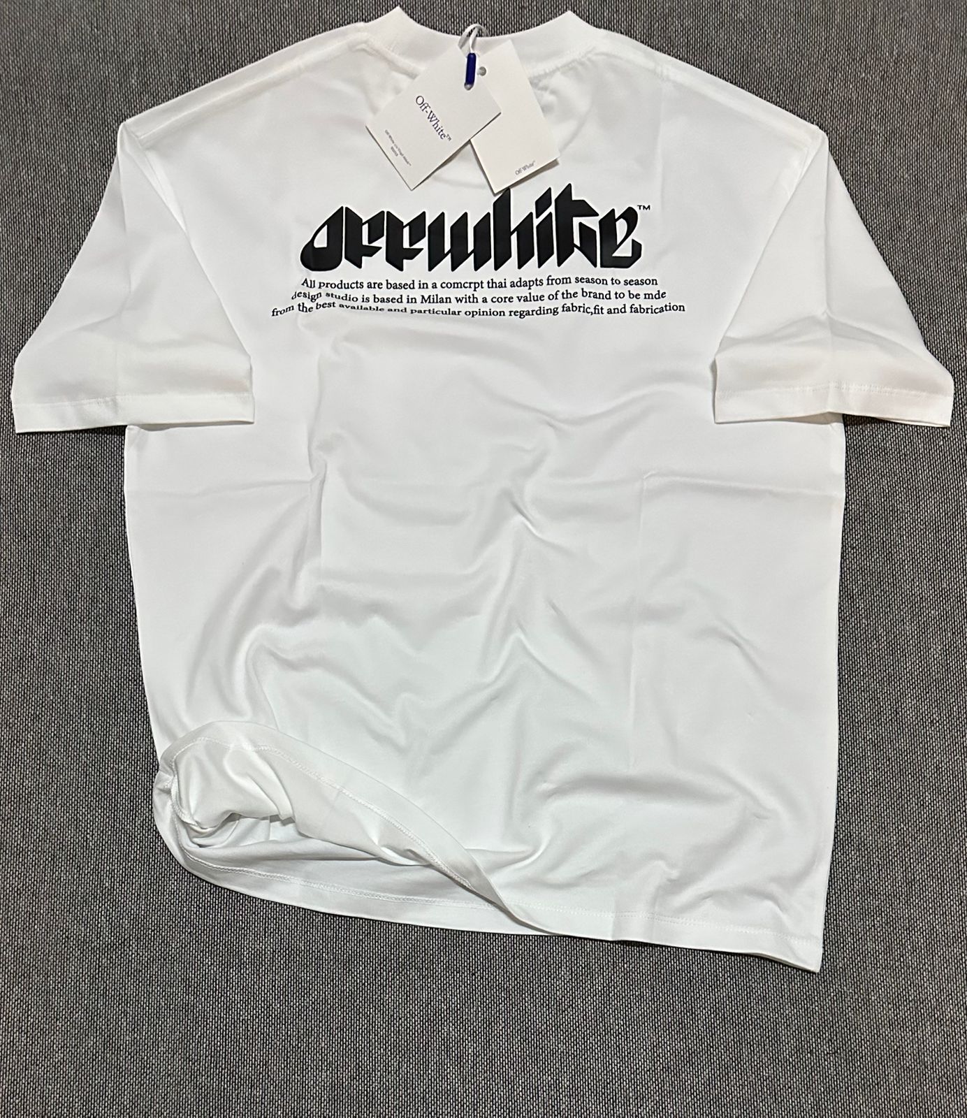 Distorted Reality Mock-Neck Inspired By Off-White T-shirt