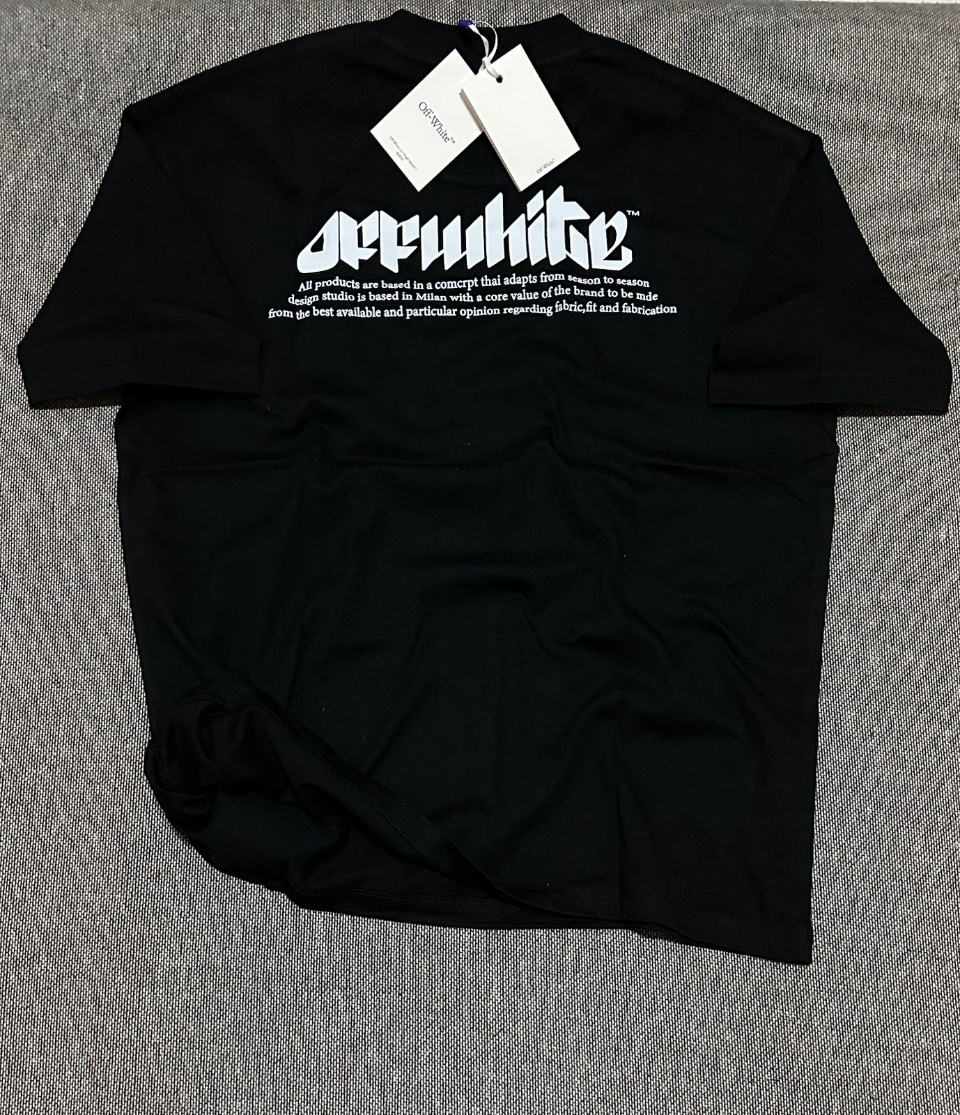 Distorted Reality Mock-Neck Inspired By Off-White T-shirt