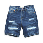 Men Unisex Short Denim Patchy Shorts