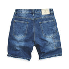 Men Unisex Short Denim Patchy Shorts