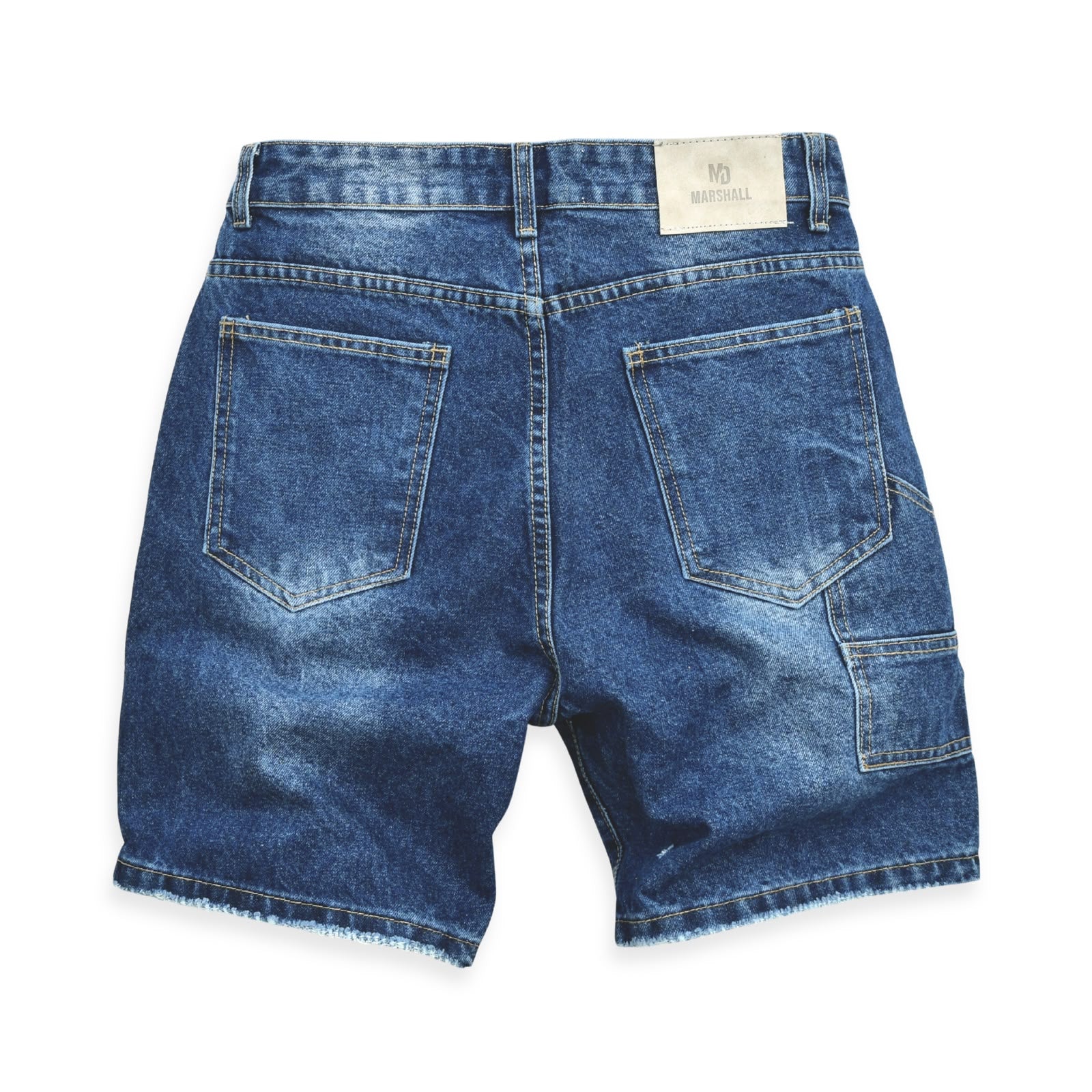 Men Unisex Short Denim Patchy Shorts