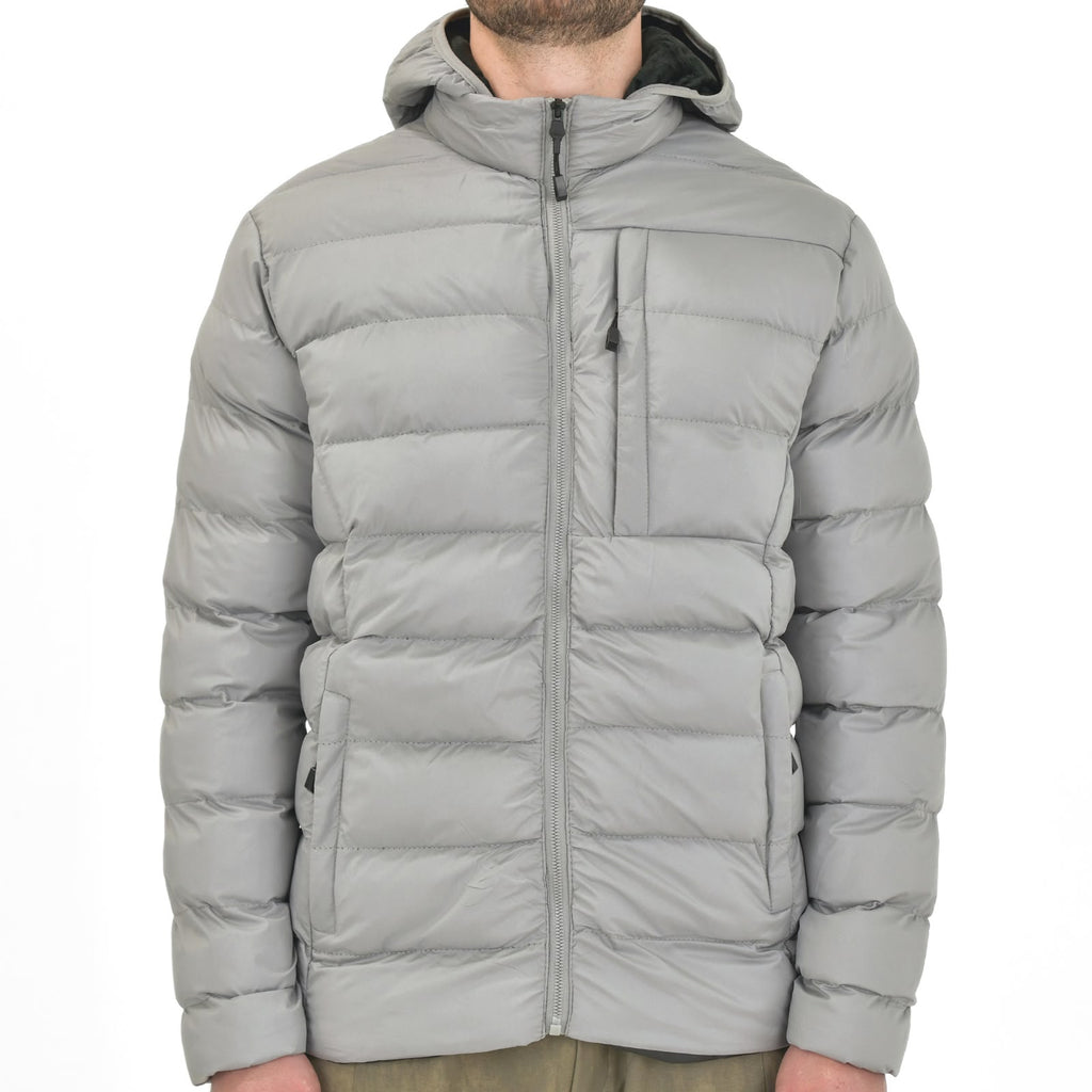 Men Long-Sleeve Puffer Winter Jacket
