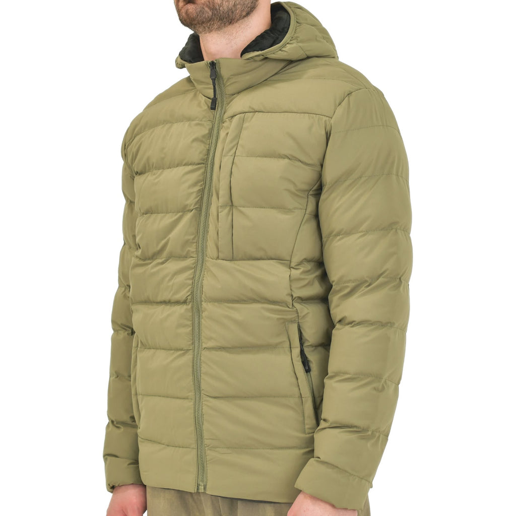 Men Long-Sleeve Puffer Winter Jacket