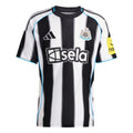 South Steeze Newcastle United 2025/26 home jersey featuring classic black and white stripes and official club crest.
